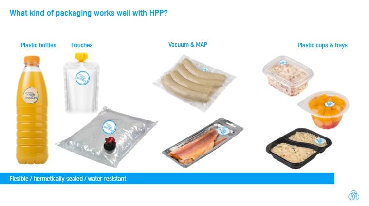 Какие виды пищи можно обрабатывать с помощью HPP?
